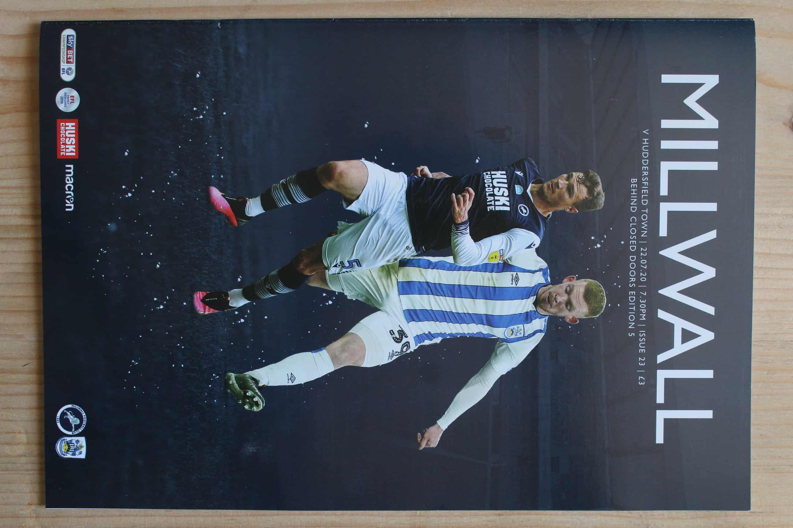 Millwall FC v Huddersfield Town FC